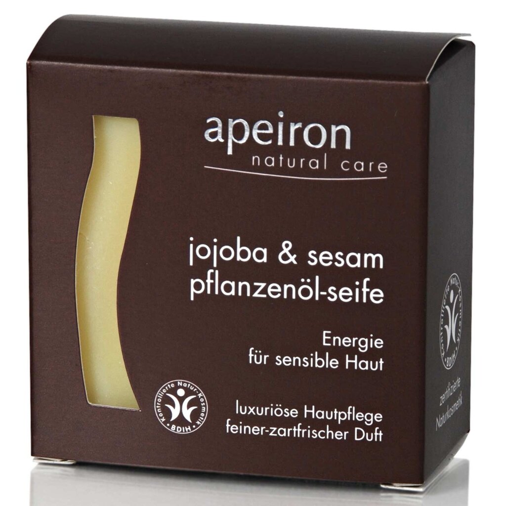 Yrttisaippua vartalolle ja hiuksille Jojoba - Sesam, Auromere Apeiron, 100g hinta ja tiedot | Saippuat | hobbyhall.fi