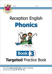 Reception English Phonics Targeted Practice Book - Book 3 hinta ja tiedot | Nuortenkirjat | hobbyhall.fi