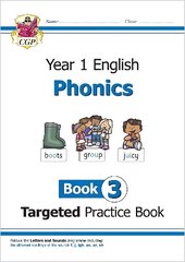 KS1 English Year 1 Phonics Targeted Practice Book - Book 3 hinta ja tiedot | Nuortenkirjat | hobbyhall.fi