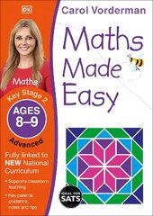 Maths Made Easy: Advanced, Ages 8-9 (Key Stage 2): Supports the National Curriculum, Maths Exercise Book hinta ja tiedot | Nuortenkirjat | hobbyhall.fi