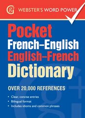 Pocket French-English English-French Dictionary: Over 20,000 References hinta ja tiedot | Vieraiden kielten oppimateriaalit | hobbyhall.fi