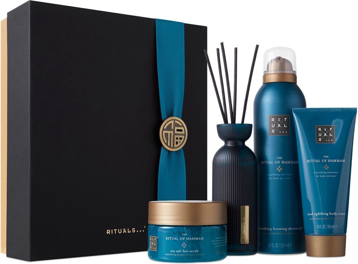 Kosmeettinen lahjasetti Rituals The Ritual of Hammam Set-M hinta ja tiedot | Suihkusaippuat ja suihkugeelit | hobbyhall.fi