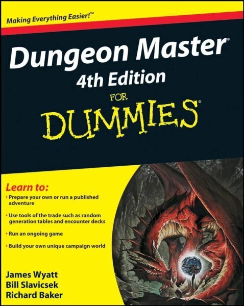 Dungeon Master For Dummies 4th edition hinta ja tiedot | Terveys- ja ravitsemuskirjat | hobbyhall.fi