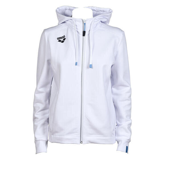 Unisex urheilutakki Arena Team Hooded Jacket Panel, valkoinen hinta ja tiedot | Naisten urheiluvaatteet | hobbyhall.fi