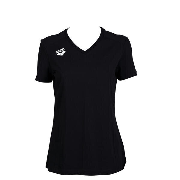 Naisten urheilupaita Arena Team T-Shirt Cotton Panel, musta hinta ja tiedot | Naisten urheiluvaatteet | hobbyhall.fi