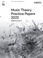 Music Theory Practice Papers 2023, ABRSM Grade 4 hinta ja tiedot | Taidekirjat | hobbyhall.fi