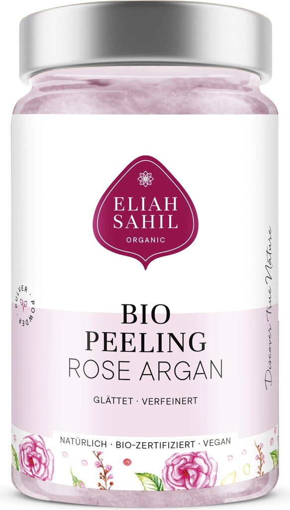 Biovartalokuorinta ruusulla ja arganilla Rose Argan Eliah Sahil, 256 g hinta ja tiedot | Vartalokuorinnat | hobbyhall.fi