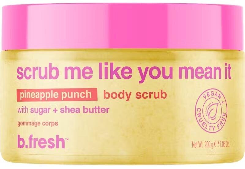 Vartalokuorinta b.fresh Scrub Me Like You Mean It Pineapple Punch Body Scrub, 200 g hinta ja tiedot | Vartalokuorinnat | hobbyhall.fi