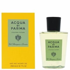 Suihkugeeli Acqua Di Parma Colonia Futura, 200 ml hinta ja tiedot | Suihkusaippuat ja suihkugeelit | hobbyhall.fi