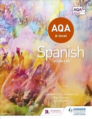 AQA A-level Spanish (includes AS) hinta ja tiedot | Vieraiden kielten oppimateriaalit | hobbyhall.fi