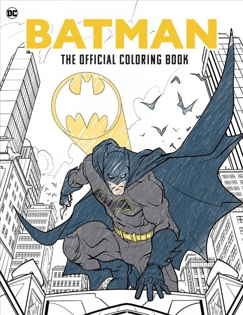 Batman: The Official Coloring Book hinta ja tiedot | Värityskirjat | hobbyhall.fi