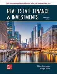 Real Estate Finance & Investments ISE 17th edition hinta ja tiedot | Talouskirjat | hobbyhall.fi