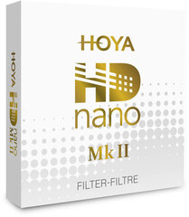 Hoya suodatin UV HD Nano Mk II 72mm hinta ja tiedot | Hoya Puhelimet, älylaitteet ja kamerat | hobbyhall.fi