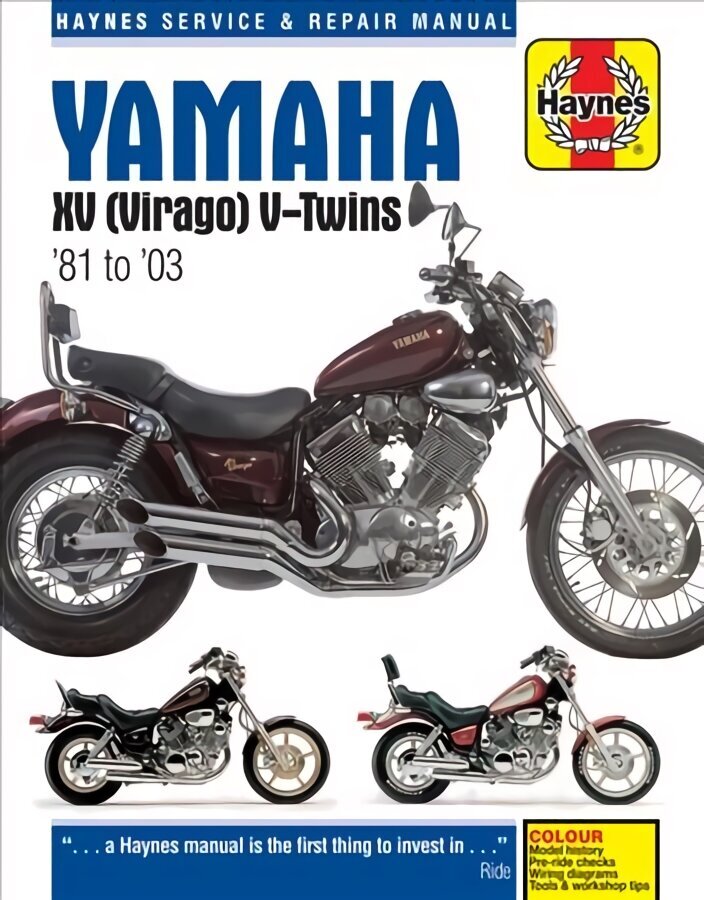 Yamaha XV Virago (81-03) Haynes Repair Manual hinta ja tiedot | Historiakirjat | hobbyhall.fi