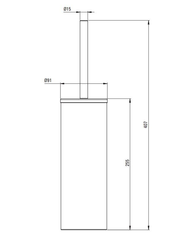 Deante Round WC-harja hinta ja tiedot | Kylpyhuoneen sisustus | hobbyhall.fi