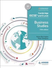 Cambridge IGCSE and O Level Business Studies 5th edition hinta ja tiedot | Nuortenkirjat | hobbyhall.fi