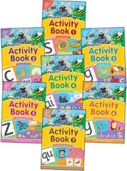 Jolly Phonics Activity Books 1-7: in Precursive Letters (British English edition) UK ed. hinta ja tiedot | Nuortenkirjat | hobbyhall.fi