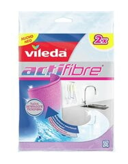 VILEDA mikrokuituliina ACTIFIBER, 2 kpl.. hinta ja tiedot | Siivoustarvikkeet | hobbyhall.fi