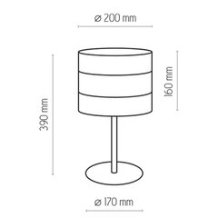 Pöytävalaisin TK LTK Lighting Tago Black 5054 hinta ja tiedot | TK Lighting Lamput ja valaisimet | hobbyhall.fi