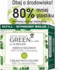 Green For Skin Green Vegetables -päivävoide SPF15 Refill 50 ml hinta ja tiedot | Kasvovoiteet | hobbyhall.fi