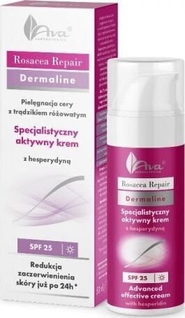 Päivävoide Ava Laboratorium Rosacea Repair SPF25, 50 ml hinta ja tiedot | Kasvovoiteet | hobbyhall.fi