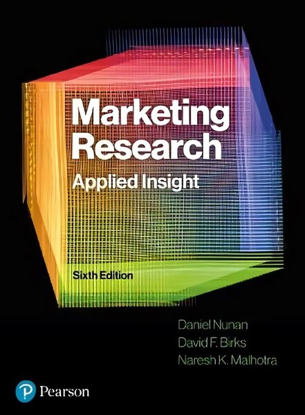 Marketing Research: Applied Insight 6th edition