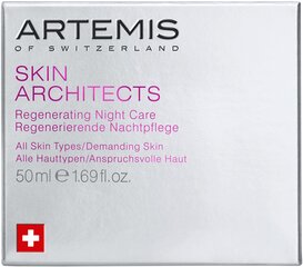 Atkuriamasis naktinis veido kremas Artemis Skin Architects Regenerating Night Care, 50 ml hinta ja tiedot | Kasvovoiteet | hobbyhall.fi