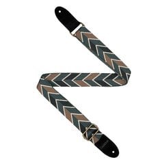 Hihna ukulelelle Cascha Jacquard - Ethnic Green CUS-JW2 hinta ja tiedot | Soittimien lisätarvikkeet | hobbyhall.fi