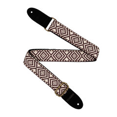 Hihna ukulelelle Cascha Jacquard - Ethnic Brown CUS-JW6 hinta ja tiedot | Soittimien lisätarvikkeet | hobbyhall.fi