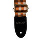 Hihna ukulelelle Cascha Jacquard - Checker Orange CUS-JW4 hinta ja tiedot | Soittimien lisätarvikkeet | hobbyhall.fi