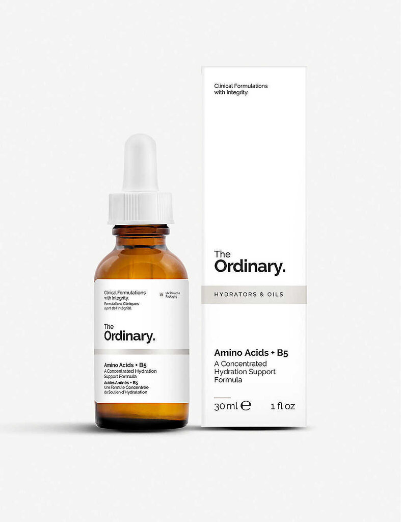 The Ordinary Amino Acids + B5 -kosteuttava seerumi kasvojen iholle, 30 ml hinta ja tiedot | Kasvoöljyt ja seerumit | hobbyhall.fi