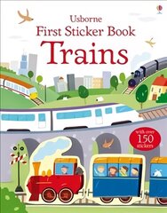 First Sticker Book Trains hinta ja tiedot | Vauvakirjat | hobbyhall.fi