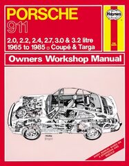 Porsche 911 (65 - 85) Haynes Repair Manual hinta ja tiedot | Matkakirjat ja matkaoppaat | hobbyhall.fi