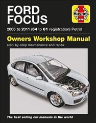 Ford Focus Petrol (05 - 11) 54 to 61 Haynes Repair Manual hinta ja tiedot | Matkakirjat ja matkaoppaat | hobbyhall.fi