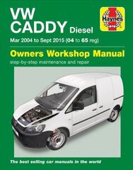 VW Caddy Diesel (Mar '04-Sept '15) 04 to 65 hinta ja tiedot | Matkakirjat ja matkaoppaat | hobbyhall.fi