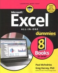 Excel All-in-One For Dummies hinta ja tiedot | Talouskirjat | hobbyhall.fi