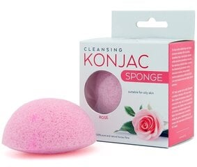 Kasvojen puhdistussieni Konjac Sponge Rose hinta ja tiedot | Kasvojen puhdistusaineet | hobbyhall.fi