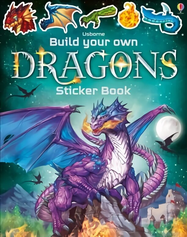 Build Your Own Dragons Sticker Book hinta ja tiedot | Vauvakirjat | hobbyhall.fi