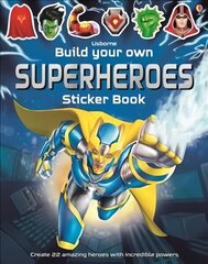 Build Your Own Superheroes Sticker Book hinta ja tiedot | Vauvakirjat | hobbyhall.fi