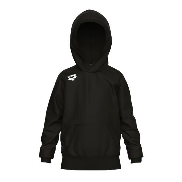 Lasten unisex-huppari Arena Team Hooded Sweat Panel Black, musta hinta ja tiedot | Poikien puserot, liivit ja jakut | hobbyhall.fi