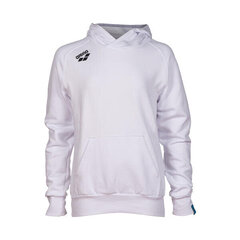 Lasten unisex-huppari Arena Team Hooded Sweat Panel, valkoinen hinta ja tiedot | Poikien puserot, liivit ja jakut | hobbyhall.fi