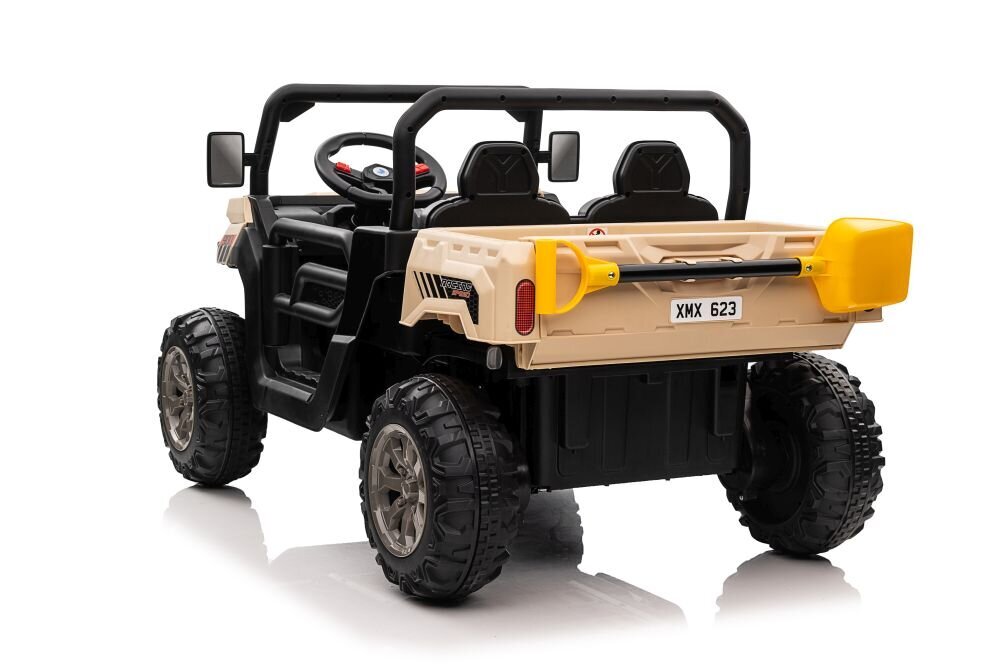 Kaksipaikkainen sähköauto lapsille XMX623 4x4, kultainen hinta ja tiedot | Lasten sähköautot | hobbyhall.fi