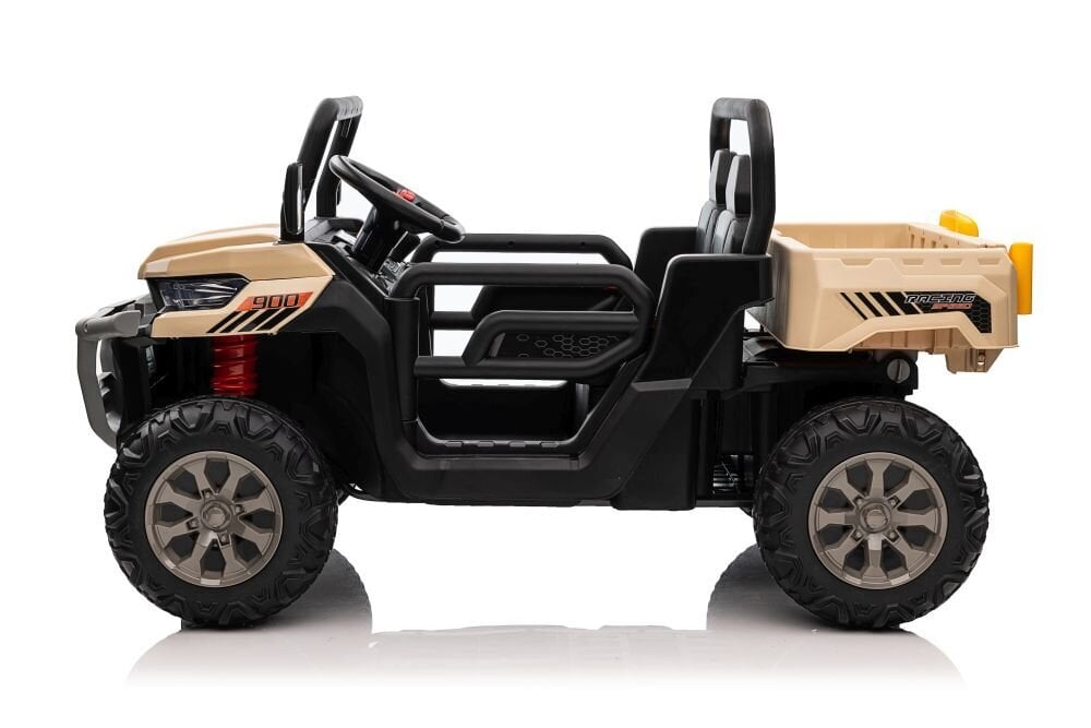 Kaksipaikkainen sähköauto lapsille XMX623 4x4, kultainen hinta ja tiedot | Lasten sähköautot | hobbyhall.fi