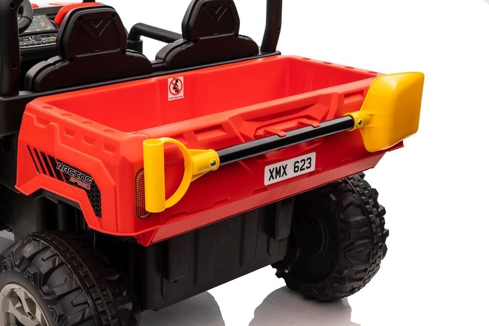 Kaksipaikkainen sähköauto lapsille XMX623 4x4, punainen hinta ja tiedot | Lasten sähköautot | hobbyhall.fi