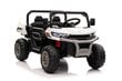 Kaksipaikkainen sähköauto lapsille XMX623 4x4, valkoinen hinta ja tiedot | Lasten sähköautot | hobbyhall.fi