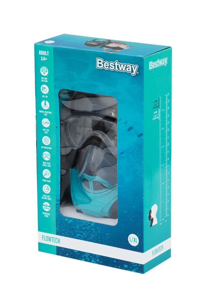 Sukellusmaski L/XL, Bestway 24058 hinta ja tiedot | Sukellusmaskit | hobbyhall.fi