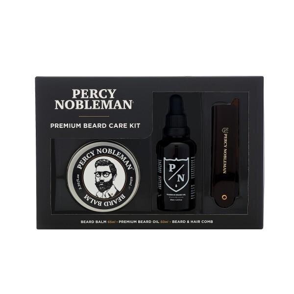 Percy Nobleman Premium Beard Care Kit, 3 tuotetta hinta ja tiedot | Parranajo ja karvanpoisto | hobbyhall.fi