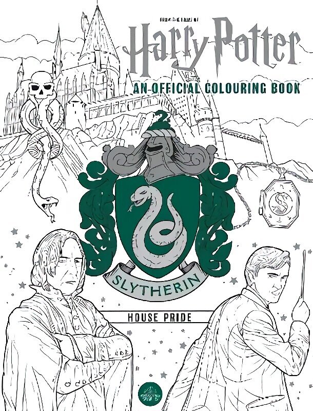 Harry Potter: Slytherin House Pride: The Official Colouring Book hinta ja tiedot | Vauvakirjat | hobbyhall.fi