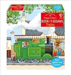 Poppy and Sam's Book and 3 Jigsaws: Trains hinta ja tiedot | Vauvakirjat | hobbyhall.fi