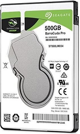 Seagate BarraCuda 500GB SATA3 (ST500LM034) hinta ja tiedot | Kovalevyt | hobbyhall.fi